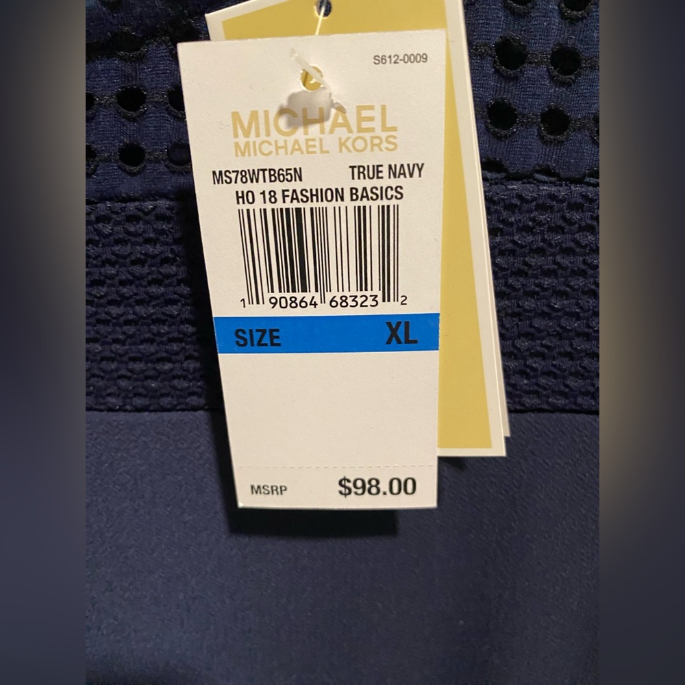 SALE MICHAEL Michael Kors NWT short sleeve aline dress - Picture 3 of 3